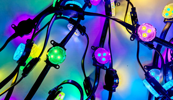 Εξωτερική διακόσμηση κήπου LED φωτισμός Pixel με DMX512 έλεγχο και αδιάβροχο σχεδιασμό