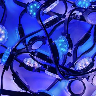 Υδροστερό εξωτερικό φως LED 40mm Pixel με 24v τάση λειτουργίας και γωνία δέσμης 120°
