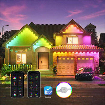 20mm SMD5050 LED Eaves Light Αδιάβροχο και μειωτό για χρώμα Προσαρμόσιμο φωτισμό