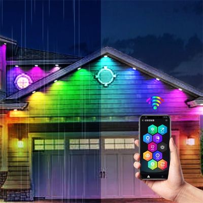 25mm Διαμέτρου LED Φώτα για Χριστουγεννιάτικες διακοσμήσεις, IP67 RGB Point Light Source Φώτα ράβδου