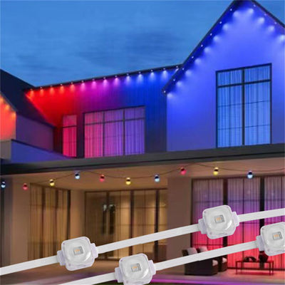 Εξωτερικά 20mm RGBW LED Eave Lights με Wifi και υποστήριξη τηλεχειρισμού