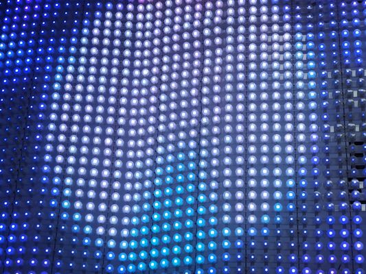 Μόνιμη αδιάβροχη οθόνη 20 mm LED Point Light LED Mesh για εξωτερική διαφήμιση