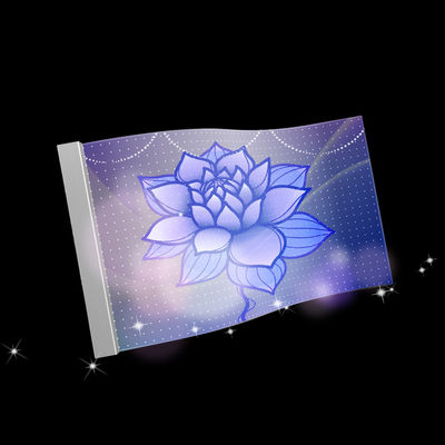 P10 Ευέλικτη οθόνη διαφανούς ταινίας LED 960mm*240mm με τύπου κρεμασμένης εγκατάστασης