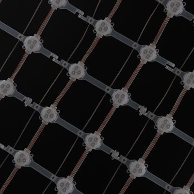 Outdoor Advertising Soft Flexible Transparent LED Mesh Display Screen Novastar System Controlled