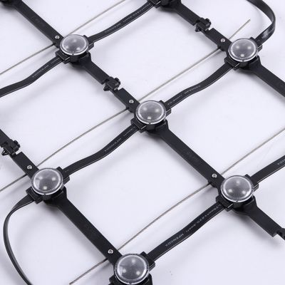 100mm Pixel Pitch Full Color Ευέλικτη οθόνη LED Mesh για κρεμαστή εγκατάσταση και εξωτερική διαφήμιση