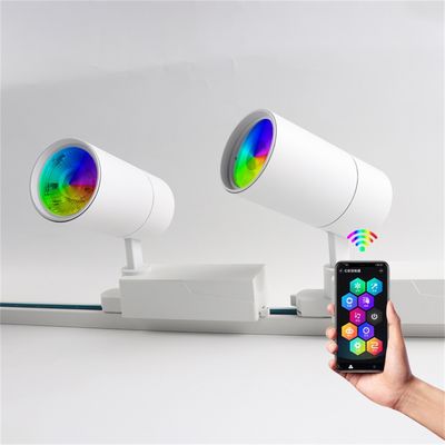 360 ρυθμιζόμενα κινούμενα φώτα LED για αποσυναρμολογημένη τροχιά Φώτα κινούμενων κεφαλών Φώτα στο σύστημα φωτισμού τροχιάς