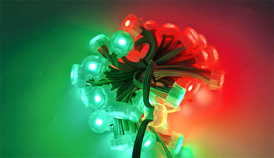 φως pixel 20mm DC 12V ψηφιακό RGB LED pixel Light για εμπορικό κέντρο, LED pixel string