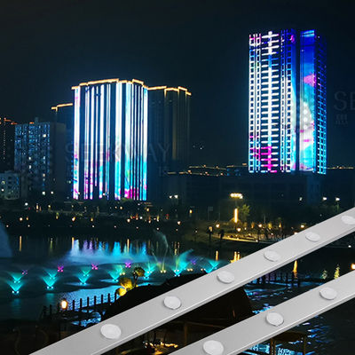 Υψηλή Κρί και RGB LED Pixel 20mm Αλουμινίου Track LED Point Light για δημοφιλή εξωτερική χριστουγεννιάτικη διακόσμηση