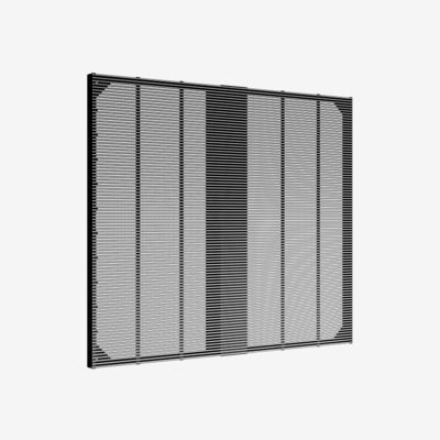 Πλήρες χρώμα Μεγάλη φωτεινότητα Rgb P3.9 Grille Μεγάλη διαφανής οθόνη LED LED με κατανάλωση 800W/m2