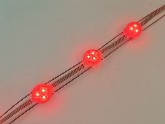 30mm Προφίλ Αλουμινίου RGB Αδιάβροχο IP67 Πλήρες χρώμα πλαστικό σώμα Μόνιμα χριστουγεννιάτικα φώτα