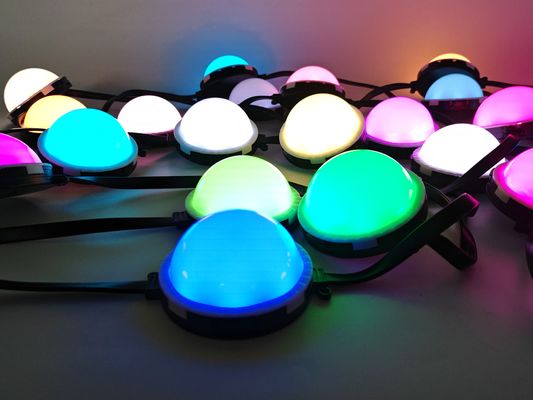 DMX512 IC Chip Αδιάβροχο Προφίλ Αλουμινίου Led Pixel Point Φώτα για Μόνιμη Χριστουγεννιάτικη Διακόσμηση σε Τάση Λειτουργίας DC12V