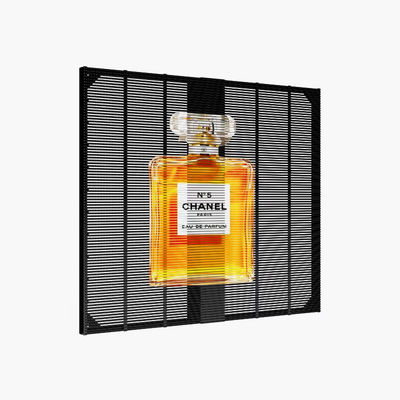 Full Color High Brightness Ceiling Transparent LED Grille Screen P2.6 Indoor Outdoor Interactive Advertising