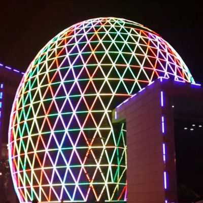 Φωτιστικά σημείων LED Pixel, προσαρμόσιμα, πολλαπλών χρωμάτων, φώτα διακοπών, 30mm, αδιάβροχα, διευθυνσιοδοτούμενα RGB, φως προφίλ αλουμινίου