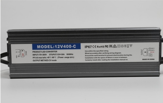 IP67 Αδιάβροχη τροφοδοσία 12V 24V 60W 100W 200W 400W 600W εξωτερικός οδηγός LED