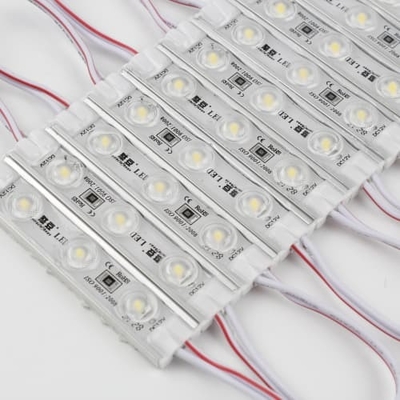 IP67 Αδιάβροχο PVC Ενέσιμη Προσαρμοσμένη φωτεινή μονάδα LED DC12V SMD3030 για διαφημιστική υπηρεσία