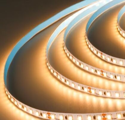 High Density 480leds High Efficiency 24V IP67 Warm White 2700K Dot Free 8mm COB LED Strip Light Kit for Home Garden Ceiling