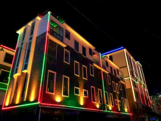 Έξυπνος ελεγκτής Wifi Αδιάβροχος IP67 RGBW 12V 30mm Εξωτερική λωρίδα LED Εξωτερικό προγραμματιζόμενο διακοσμητικό φως Λαμπτήρα τοπίου