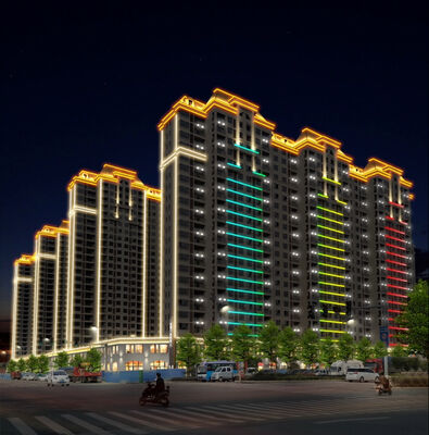 Μόνιμο Φωτιστικό Περιγράμματος LED IP67 50mm DC24V RGB Εξωτερικού Χώρου Αδιάβροχο Έλεγχος DMX512 Εμπορικό Φωτιστικό Σημείου LED