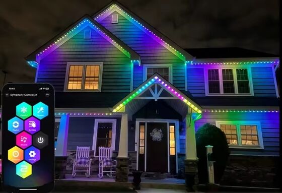 RGB Point Led Pixel Light Track Φωτισμός Εξωτερικού Φωτισμού ΟΡΟΦΗΣ Διακόσμηση