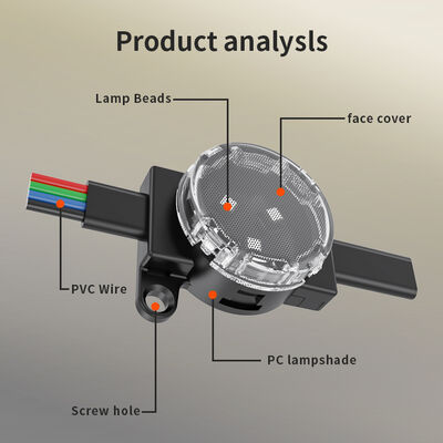 Ζεστό προϊόν LED Διανοητικό RGBW Πλαχτώδης πηγή φωτισμού Πυροσβεστική φωτεινή θήκη Φώτα κινητού τηλεφώνου APP φωνητικός έλεγχος IP67
