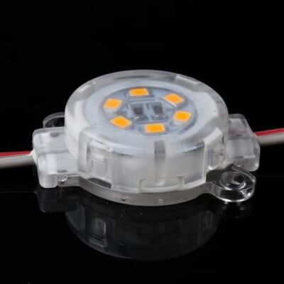 PC Material 30mm 12V SMD2835 IP67 Waterproof Flexible Lighting LED Point Light