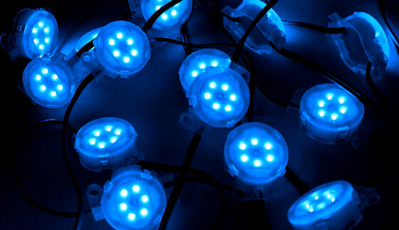 40mm έξυπνο διευκρινιζόμενο LED φωτισμό Pixel IP67 αδιάβροχο υψηλή φωτεινότητα για εξωτερική πρόσοψη τοίχος μέσων ενημέρωσης