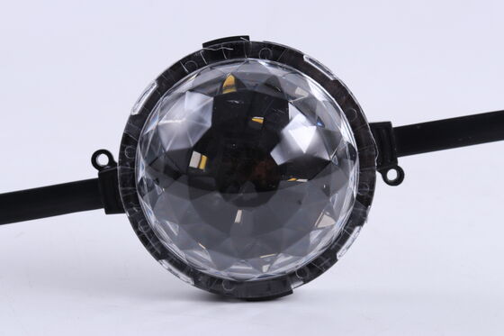 80MM LED Point Light 80mm PC Housing with Bayer LED Chips Controllable RGB IP67 Waterproof Lamp for Outdoor Amusement Park Facade Decoration
