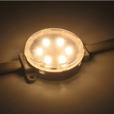 DC24V 50mm SMD3535 LED Point Light 6LEDs IP67 Αδιάβροχο DMX512 Διευθυνσιοδοτήσιμο pixel για εξωτερική οθόνη Matrix