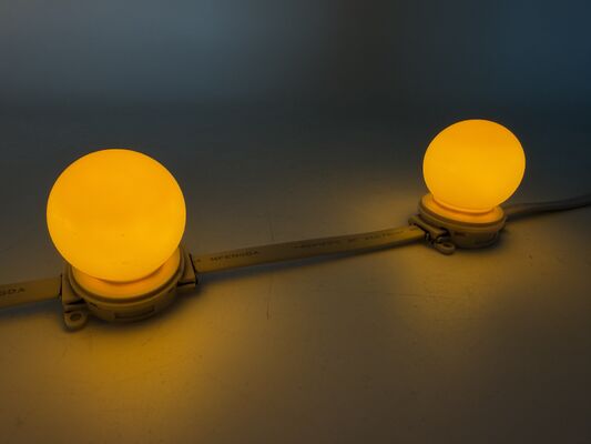40mm RGB Full Color 24V IP67 PC LED Point Light Εξωτερικού κτιρίου Πρόσοψη Οριζόντια Διακόσμηση κήπου