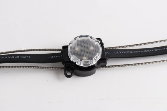 Ηλιακό RGBW LED Σημειακό Φωτιστικό Αδιάβροχο IP67 30mm DC12V για Φωτισμό Εξωτερικών Κτιρίων και Τοπίου