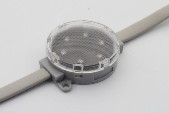 Οδηγημένο εικονοκύτταρο φως PC Shell 1.2W 24V IP67 50MM SMD 3535