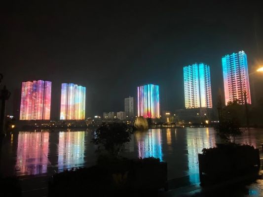 Building Facade Lighting 1.5W 12v 24v Led Point Pixel Led Light Dmx Led Pixel 30mm 40mm Led Lights