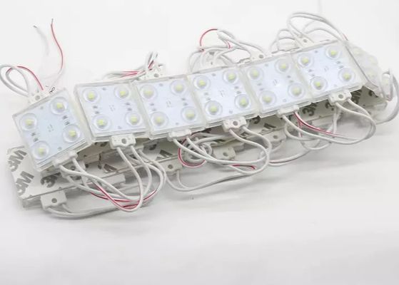 12V τετραγωνική οδηγημένη ενότητα για την υπαίθρια άσπρη οδηγημένη Backlight διαφήμισης ενότητα κιβωτίων 4leds 1w