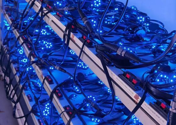 Ψηφιακό RGB εικονοκύτταρο ελαφρύ SMD5050 40mm υπαίθριο οδηγημένο φως σημείου 50mm Dmx Spi για την οικοδόμηση