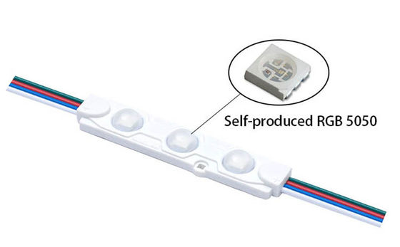 Αδιάβροχα φω'τα SMD5050 ενότητας DC12V 0.72W RGB οδηγημένα